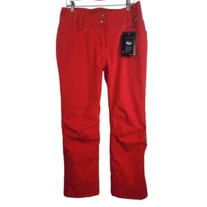 Karbon Ski Snowboard Pants Diamond Tech Pearl II Women’s Size 12 Red